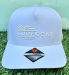 SURFGOAT Logo Flag (White / White Mesh)