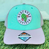 SURFGOAT Palm Hat Teal/Gray