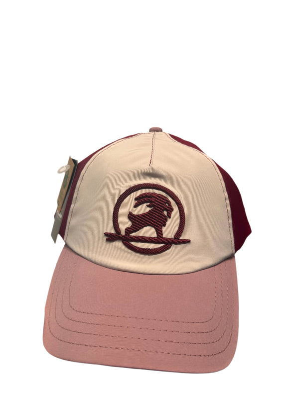 SURFGOAT Logo Flag (Crimson/cream)