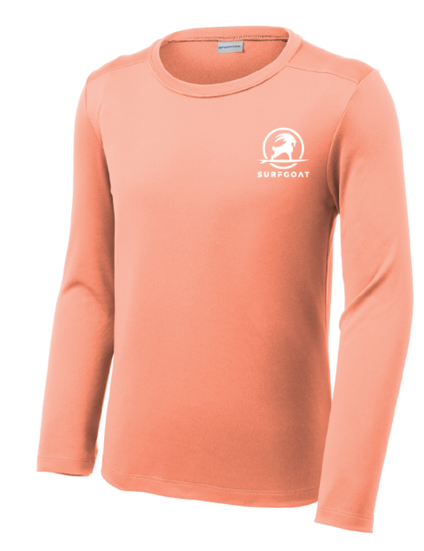 SURFGOAT  Long-Sleeved UV Sun Shirt (Carolina Blue / Black)
