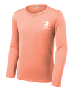 SURFGOAT (Kids / Youth) Long-Sleeved SPF 50 UV Sun Shirt (Coral/White)