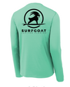 SURFGOAT  JUPITER FL Long-Sleeved SPF 50  UV Sun Shirt (SeaFoam / Black)