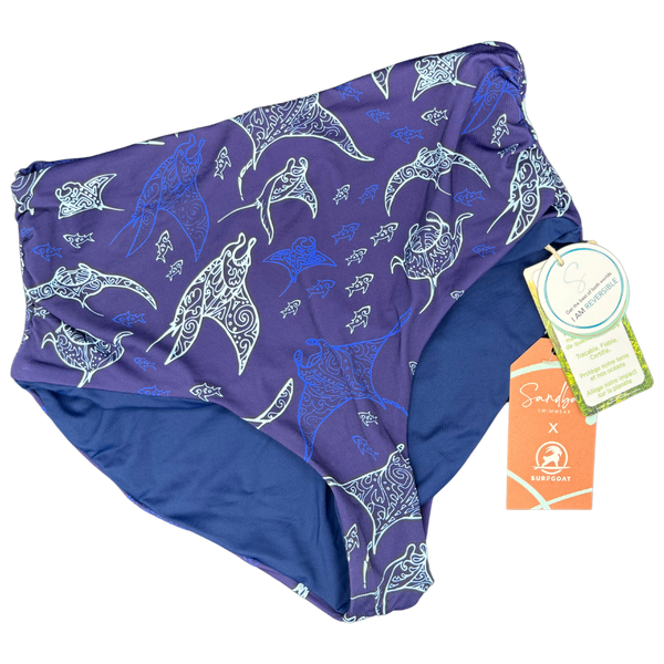 SURFGOAT Manta- Women’s SWIM High Waist Bottoms & Zip up Rash Gaurd