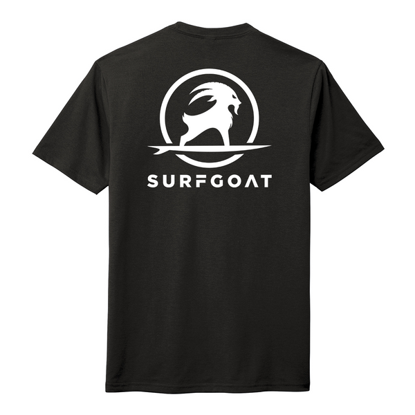 SURFGOAT  Short-Sleeved Tee (Black / White)