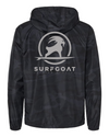 SURFGOAT Lightweight Windbreaker (Black Camo / Light Gray Logo)