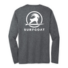 SURFGOAT  Long-Sleeved UV Sun Shirt (Graphite Heather / White)