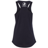 SURFGOAT AMPED Women's Racerback Tank (Black / White)