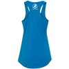 SURFGOAT AMPED Women's Racerback Tank (Blue / White)