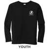 SURFGOAT  (Kids / Youth) Long-Sleeved UV Sun Shirt (Black / White)