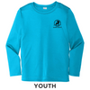 SURFGOAT (Kids / Youth) Long-Sleeved UV Sun Shirt (Sapphire / Black)